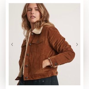Marine Layer Women’s corduroy Sherpa jacket, size small